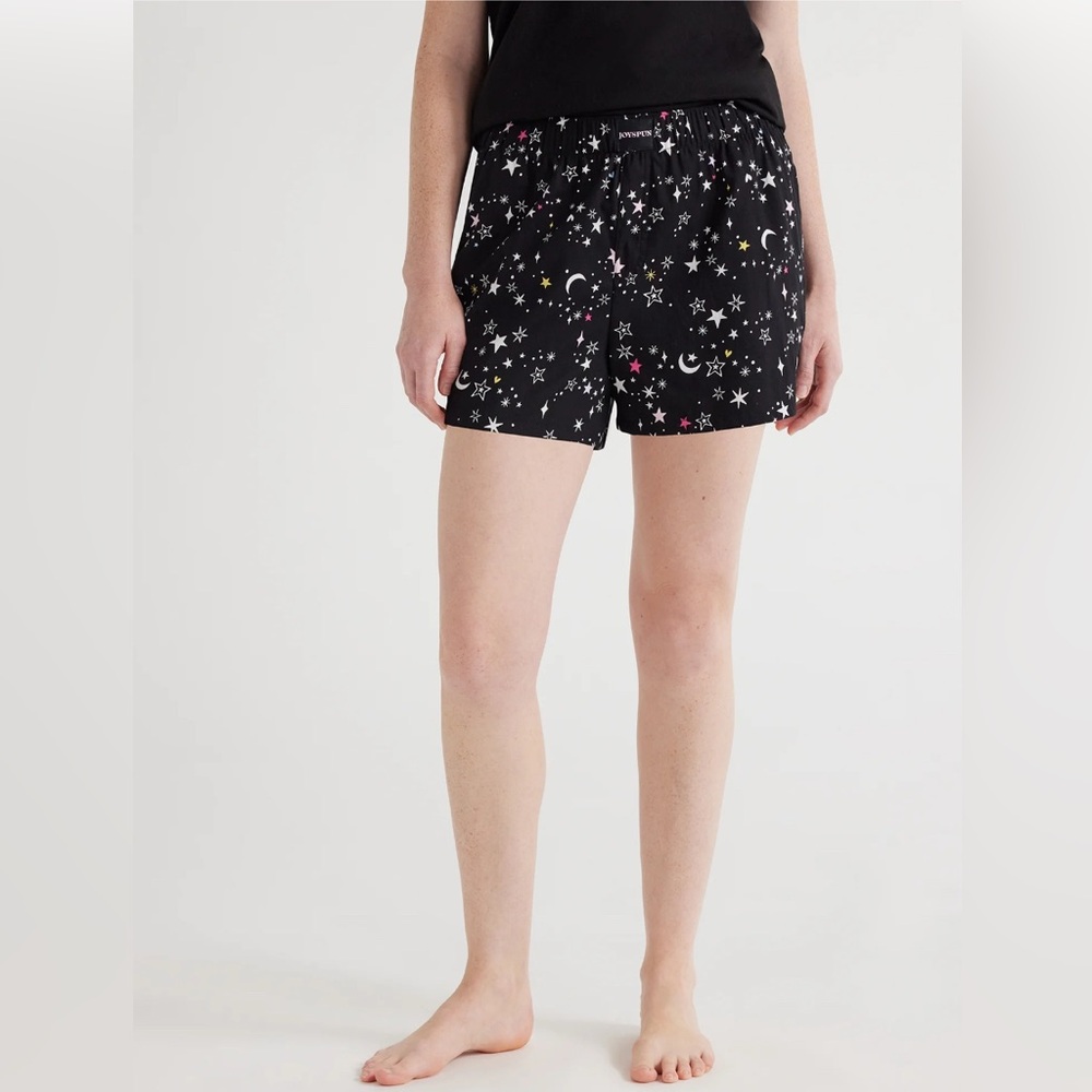 Joyspun Black Soot Woven Pajama Boxer Brief
